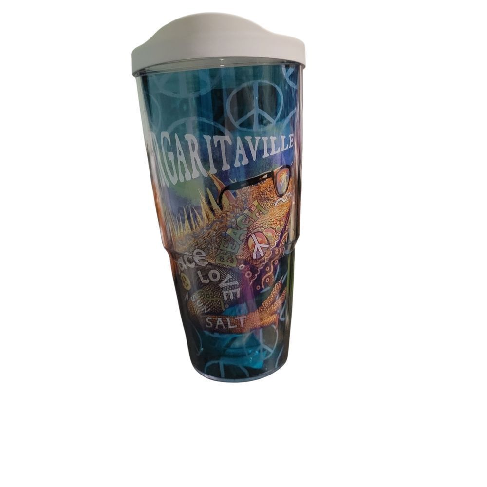 Tervis Margaritaville Peace Tumbler - Blue and White